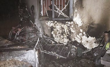حريق تكييف غرفة نوم يخلي 3 طوابق في «الجابرية»