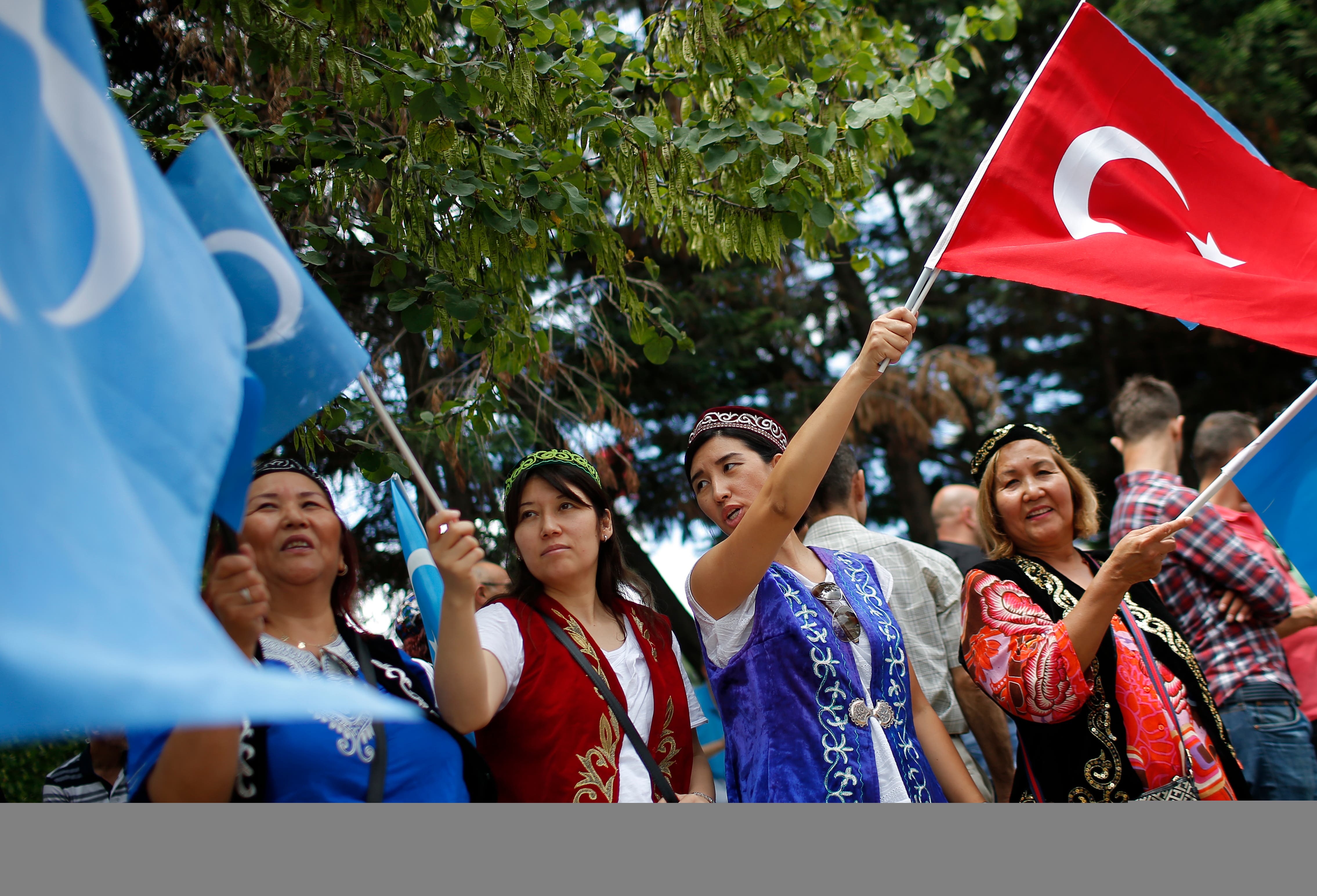تظاهرات داعمة للإيغور في تركيا 