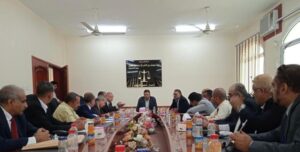 النائب العام يعقد اجتماعاً موسعاً لرؤساء النيابات في المحافظات المحررة